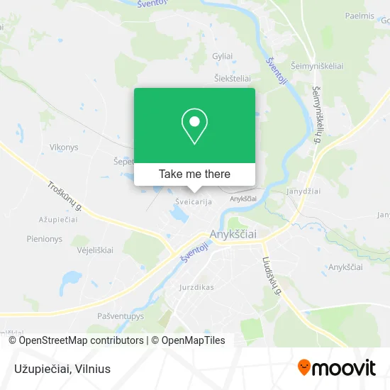 Карта Užupiečiai