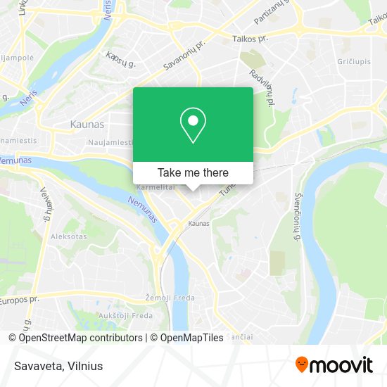 Карта Savaveta