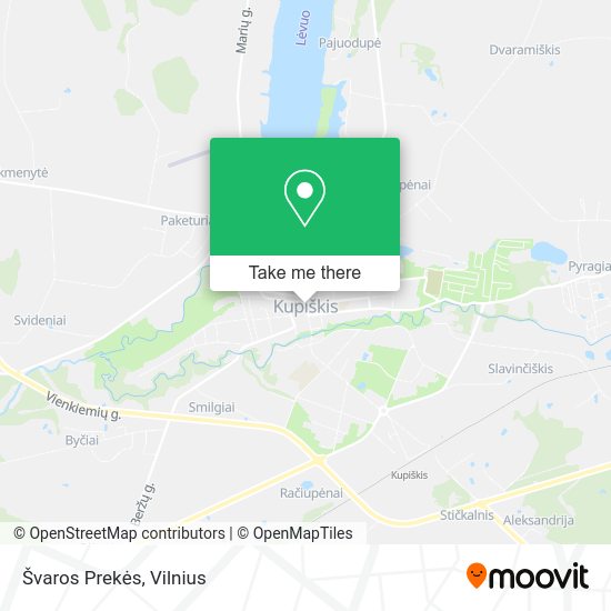 Карта Švaros Prekės