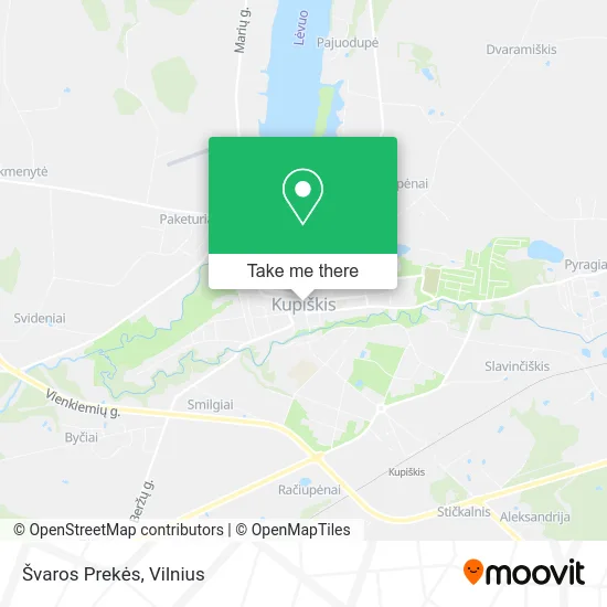 Карта Švaros Prekės