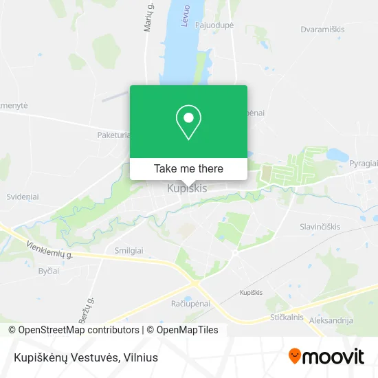 Kupiškėnų Vestuvės map