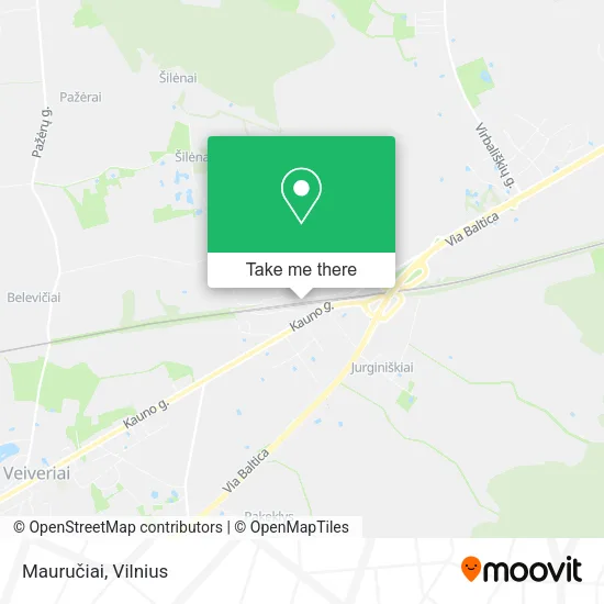 Карта Mauručiai