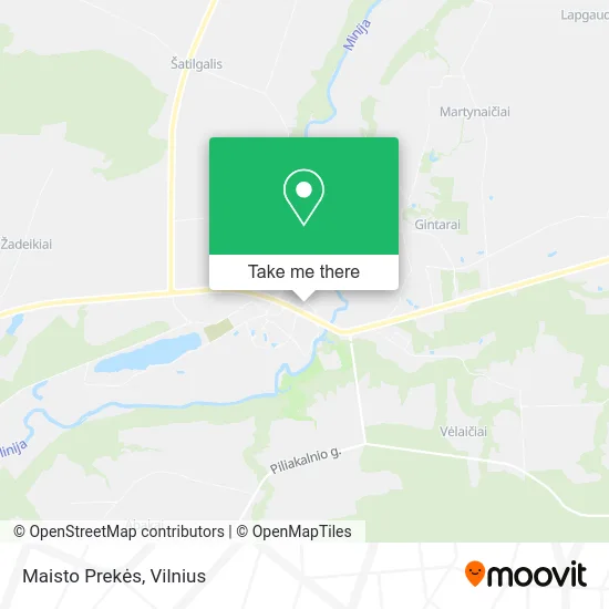 Карта Maisto Prekės