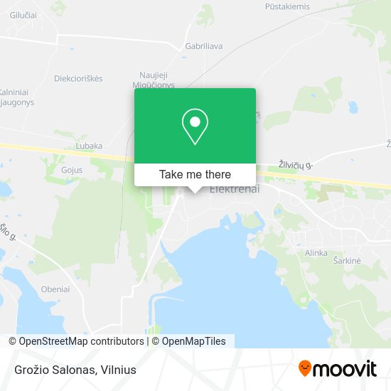 Карта Grožio Salonas
