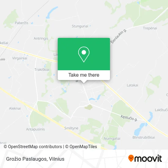 Карта Grožio Paslaugos