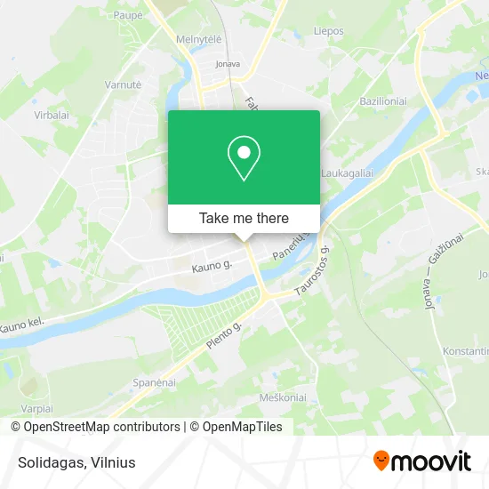 Карта Solidagas