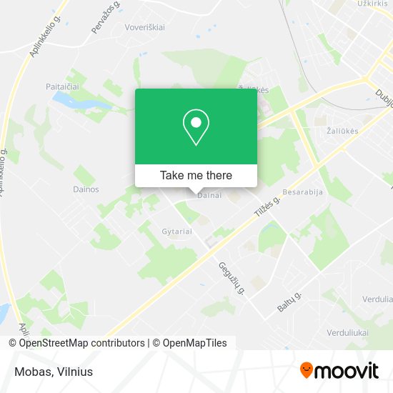 Карта Mobas