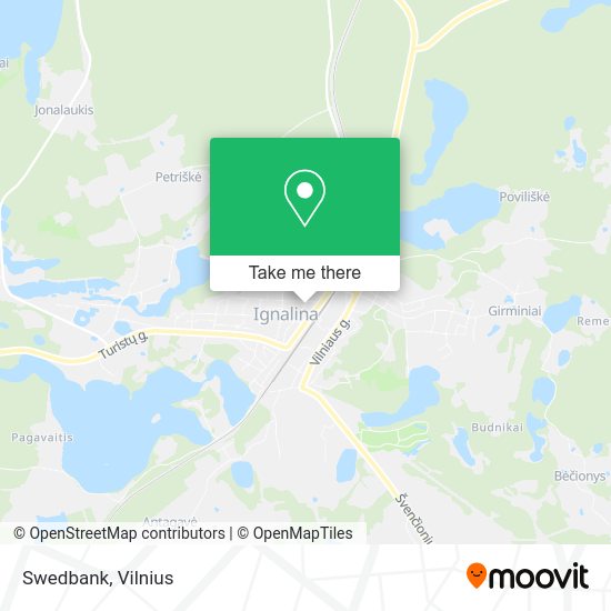 Карта Swedbank