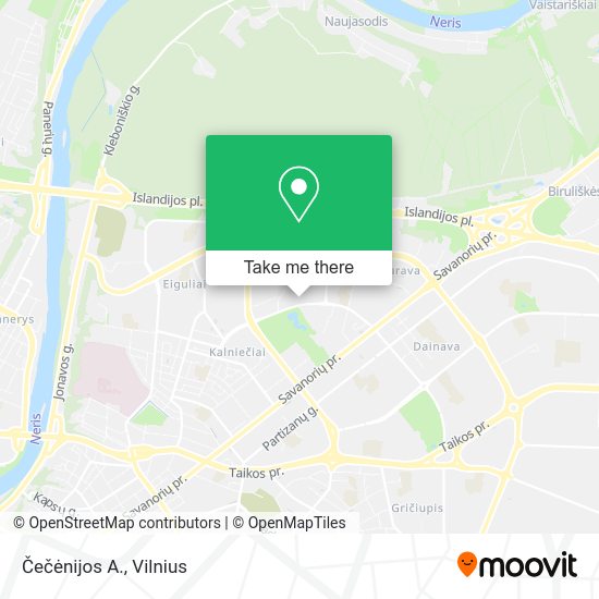 Карта Čečėnijos A.