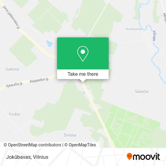 Карта Jokūbavas