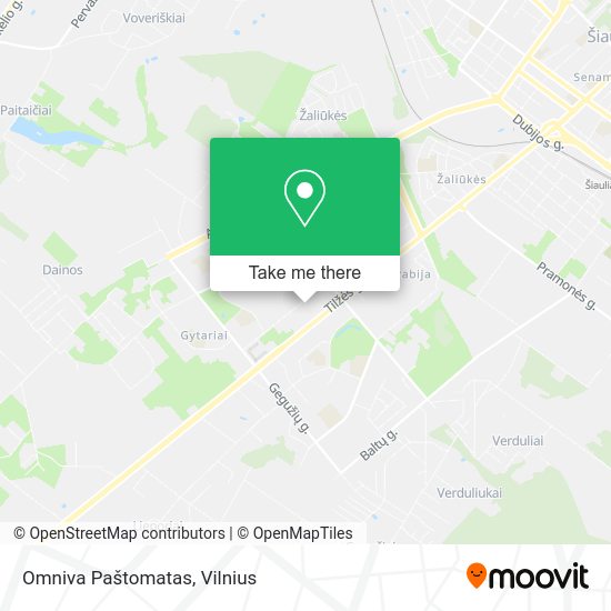 Карта Omniva Paštomatas