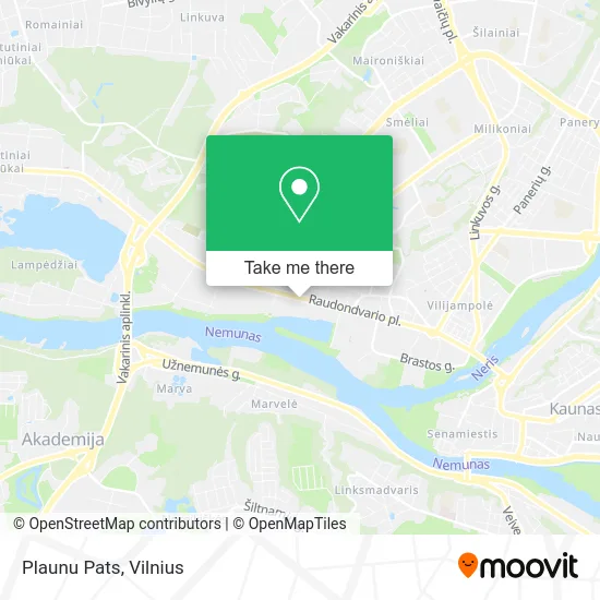 Карта Plaunu Pats