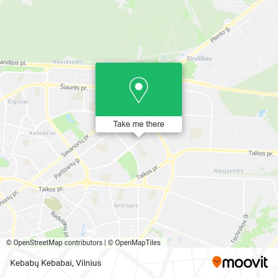 Карта Kebabų Kebabai