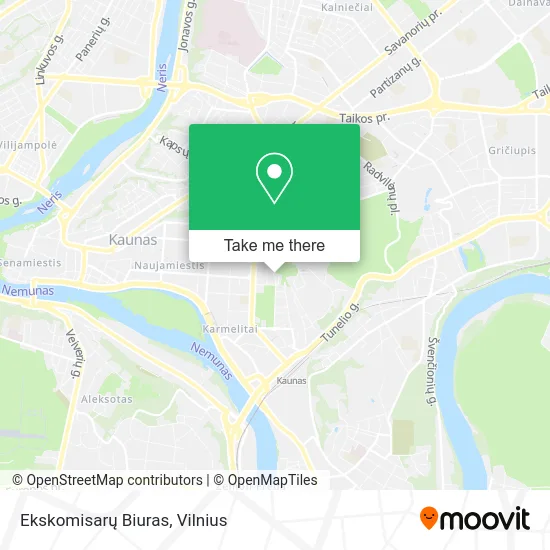 Карта Ekskomisarų Biuras