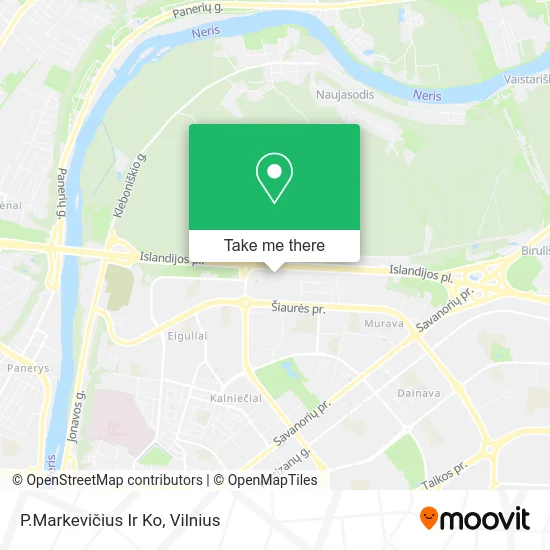 Карта P.Markevičius Ir Ko