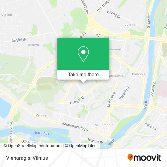 Карта Vienaragis
