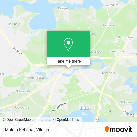 Карта Molėtų Kebabai