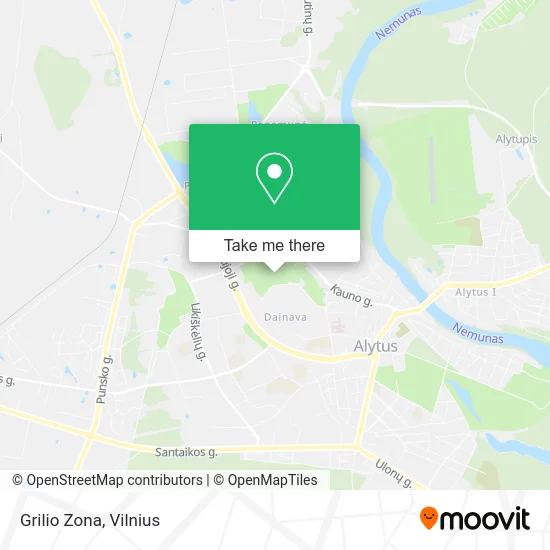 Карта Grilio Zona