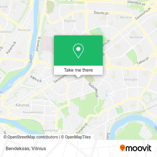 Карта Bendeksas