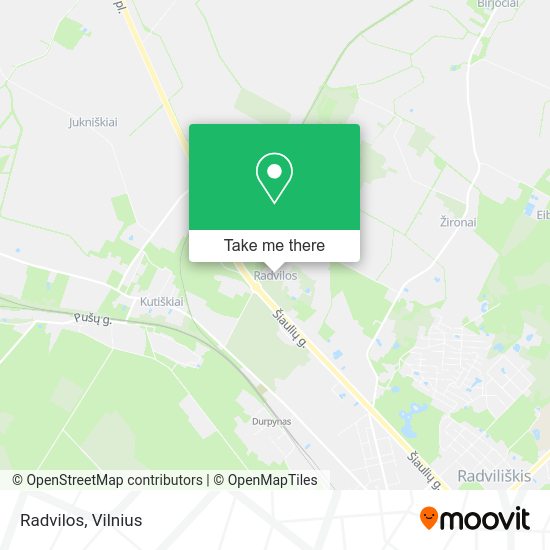 Карта Radvilos