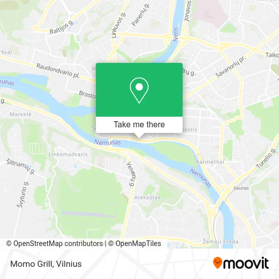 Карта Momo Grill
