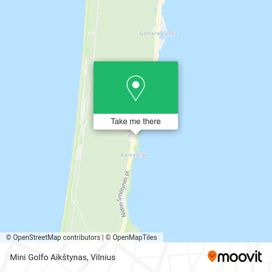 Карта Mini Golfo Aikštynas