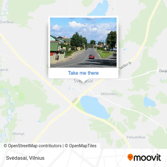 Карта Svėdasai