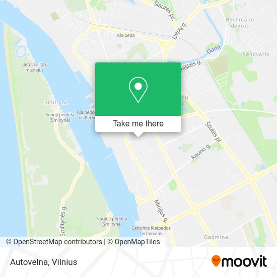 Карта Autovelna