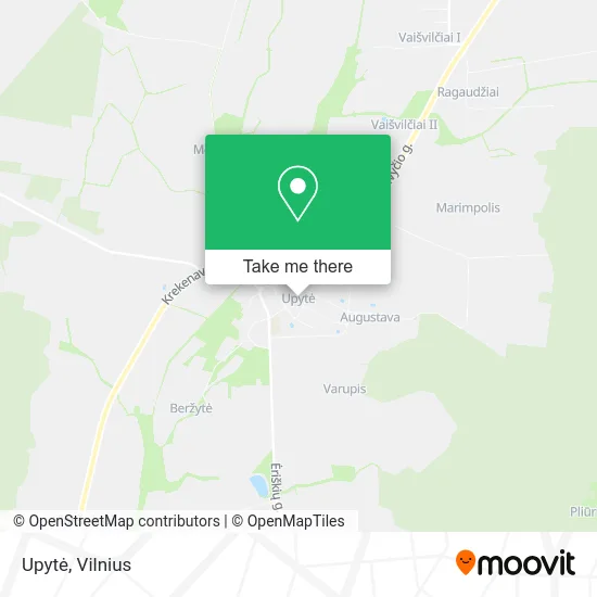 Карта Upytė