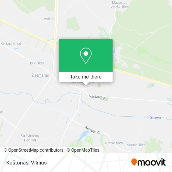 Карта Kaštonas