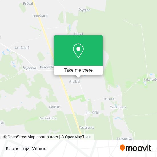 Карта Koops Tuja