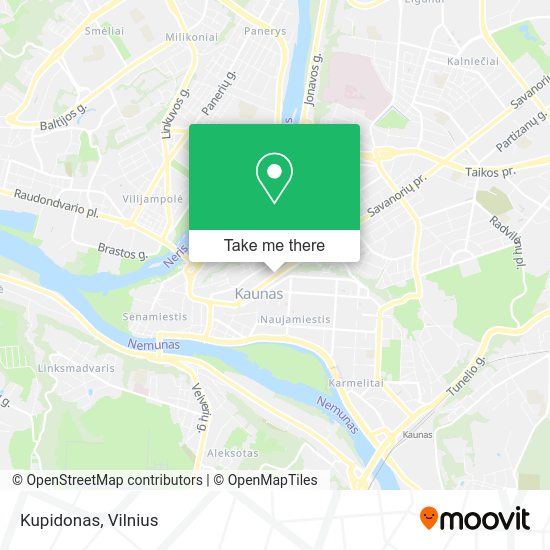 Карта Kupidonas