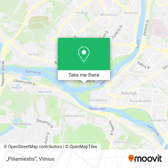 Карта „Piliamiestis“