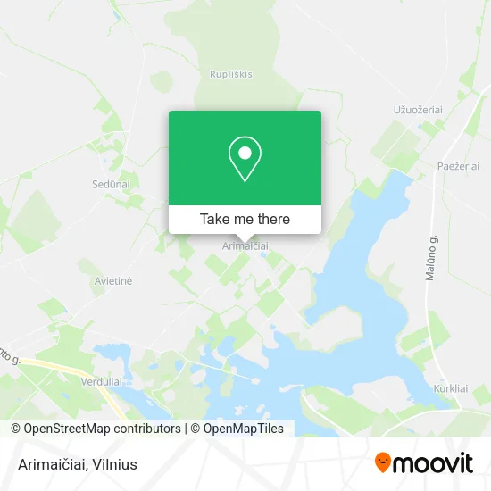 Карта Arimaičiai