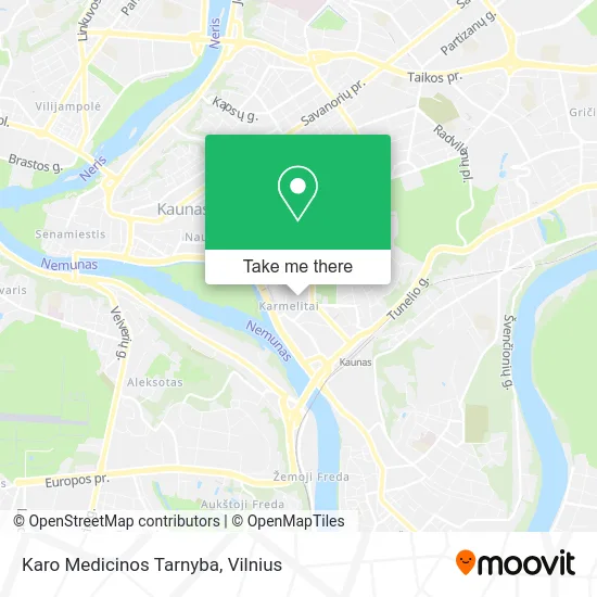 Карта Karo Medicinos Tarnyba