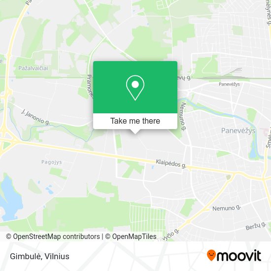 Карта Gimbulė