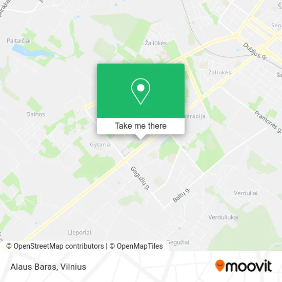 Карта Alaus Baras