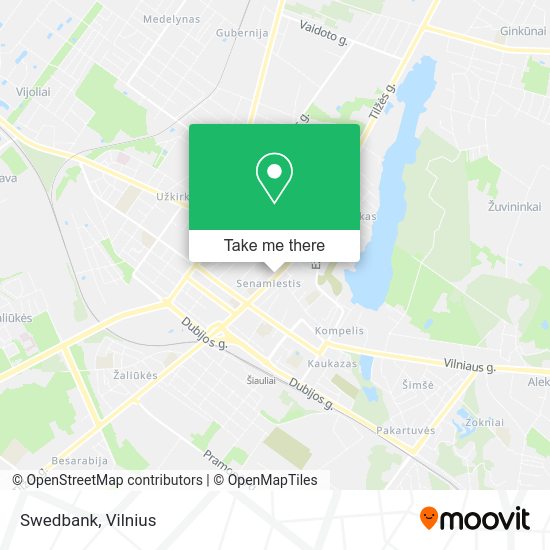 Карта Swedbank
