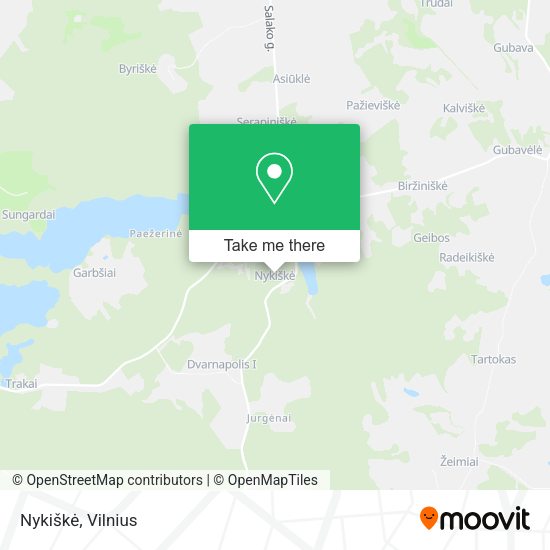 Карта Nykiškė