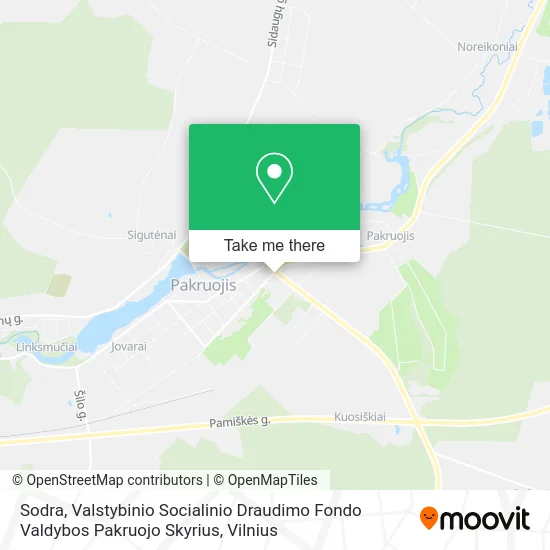Карта Sodra, Valstybinio Socialinio Draudimo Fondo Valdybos Pakruojo Skyrius
