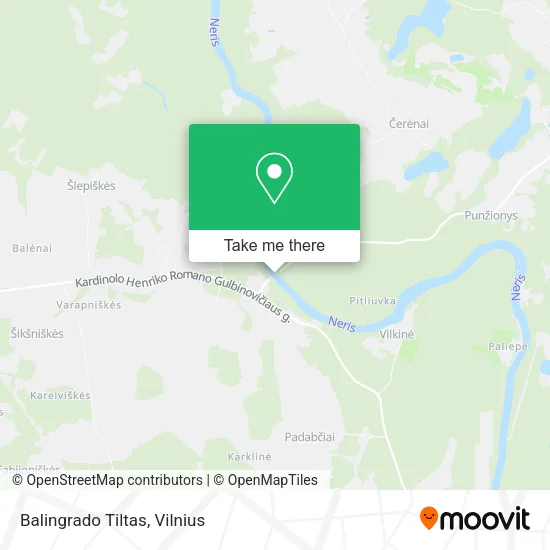 Карта Balingrado Tiltas