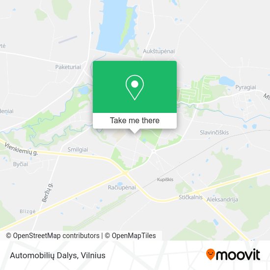 Карта Automobilių Dalys