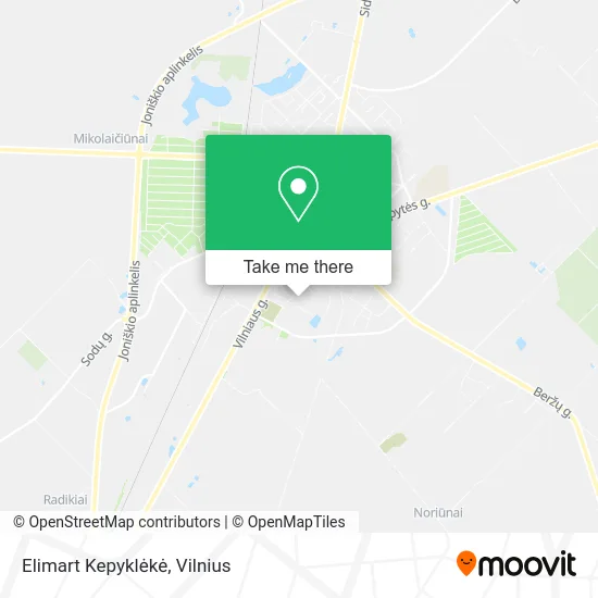 Карта Elimart Kepyklėkė