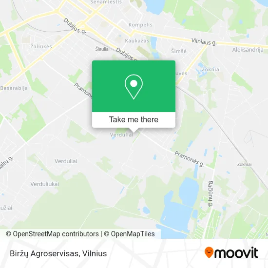 Карта Biržų Agroservisas