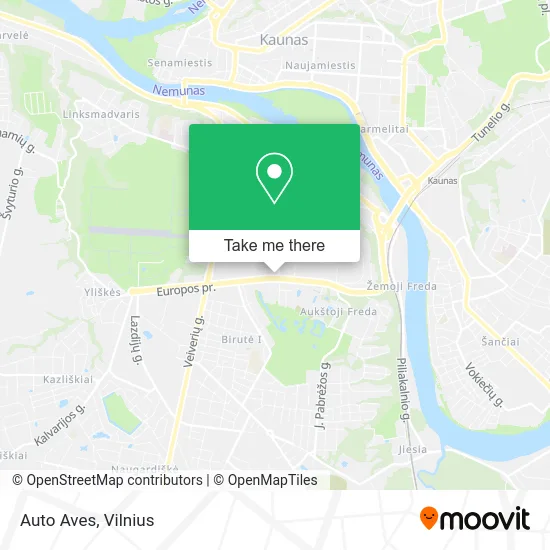 Карта Auto Aves