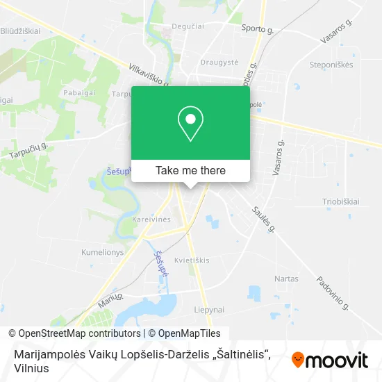 Карта Marijampolės Vaikų Lopšelis-Darželis „Šaltinėlis“