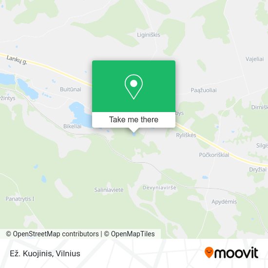 Карта Ež. Kuojinis