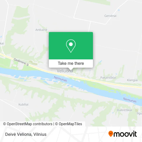 Карта Deivė Veliona