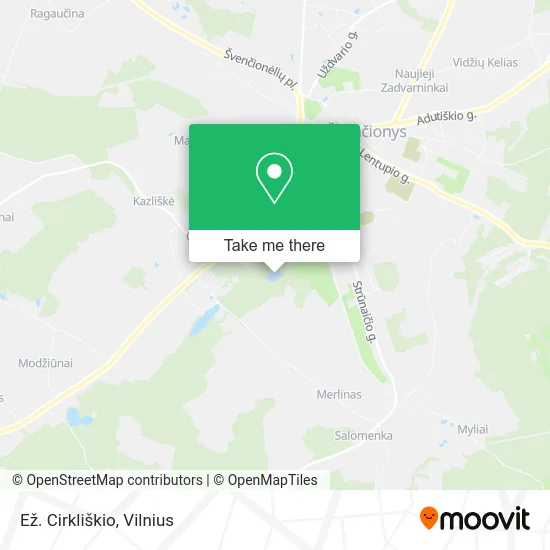 Карта Ež. Cirkliškio