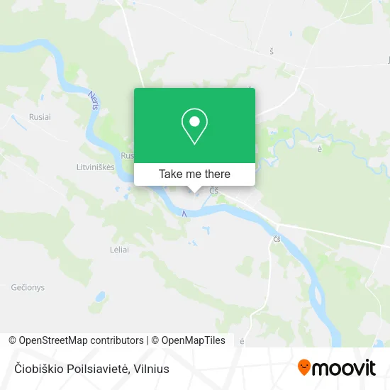 Карта Čiobiškio Poilsiavietė
